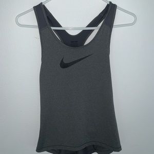 Gray Nike dri fit tank top
